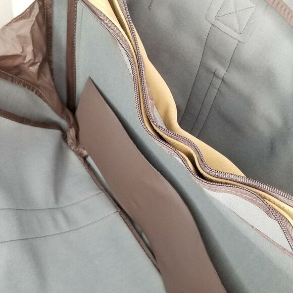 Aramis Jet Setter Large Overnight Luggage Bag Brown Promo 19" New - Picture 5 of 12